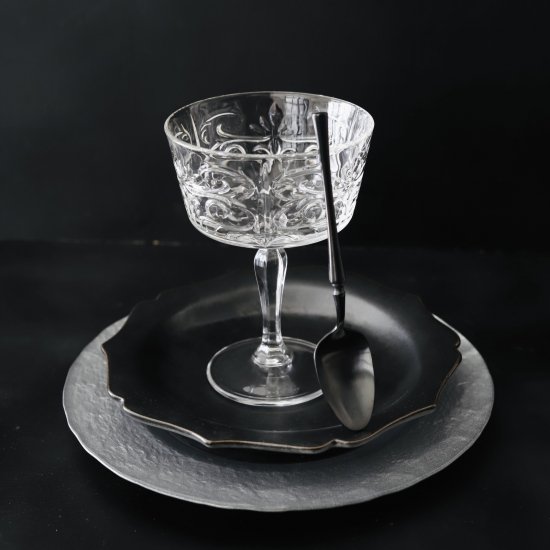 ガラス製タトゥーコンポートカクテルグラス10cm｜M苦楽園