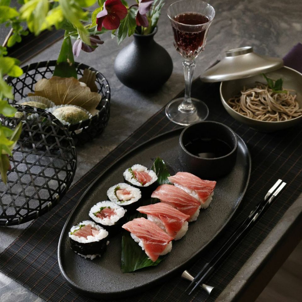 ガラス製　モダンカットリキュールグラス　17cm