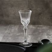 ガラス製　モダンカットリキュールグラス　17cm