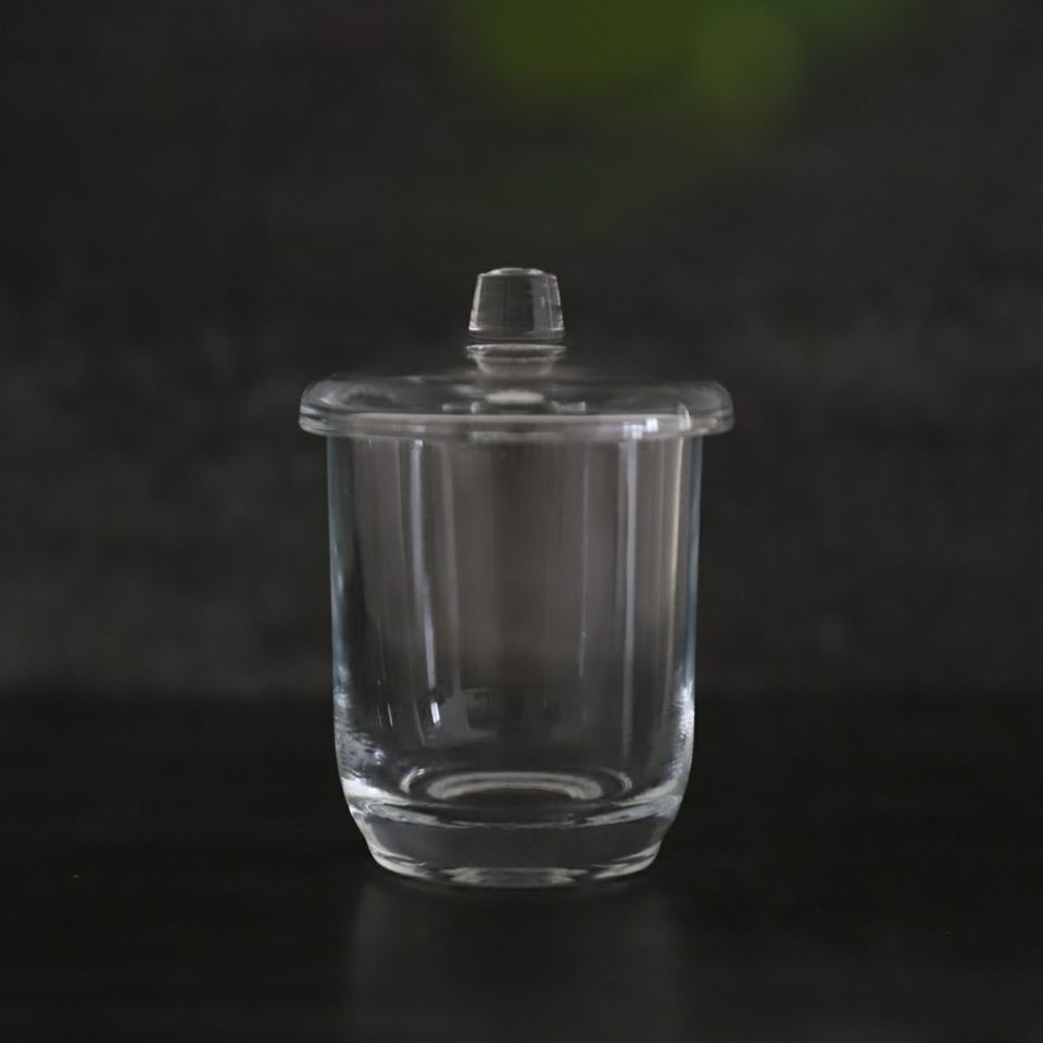 耐熱ガラス製　クリア茶碗蒸し碗