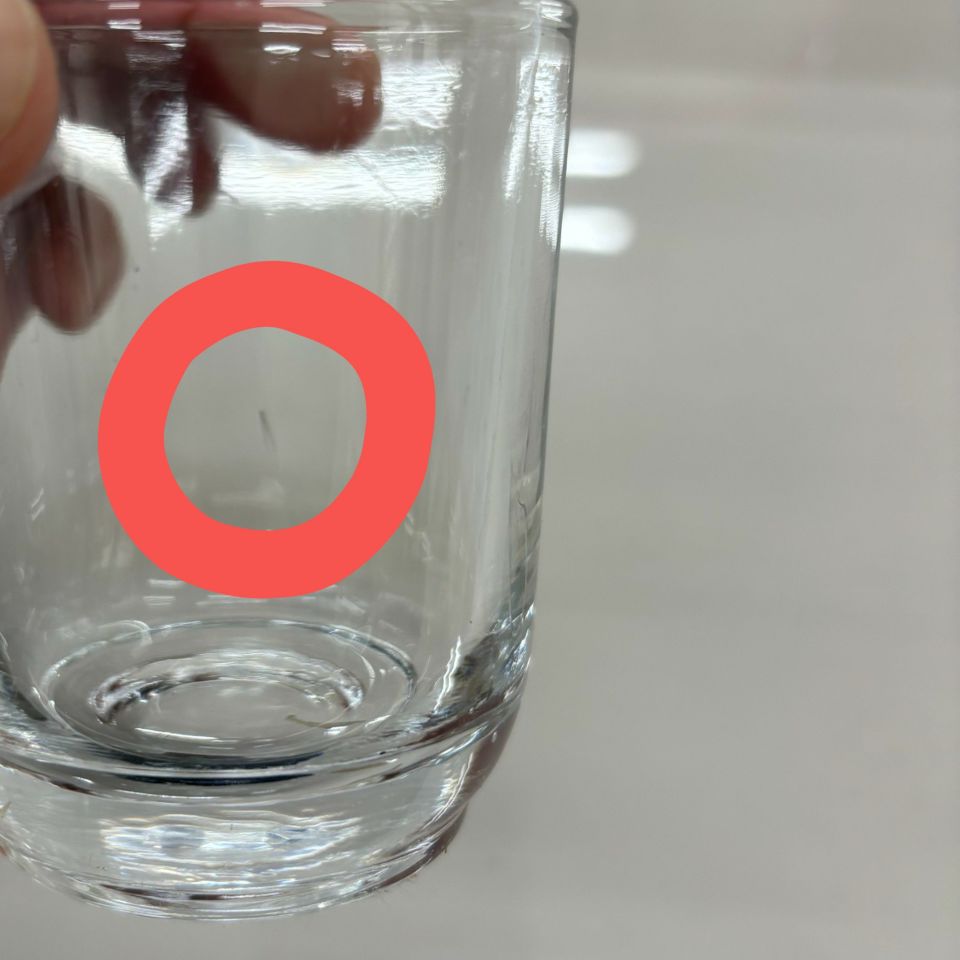 耐熱ガラス製　クリア茶碗蒸し碗