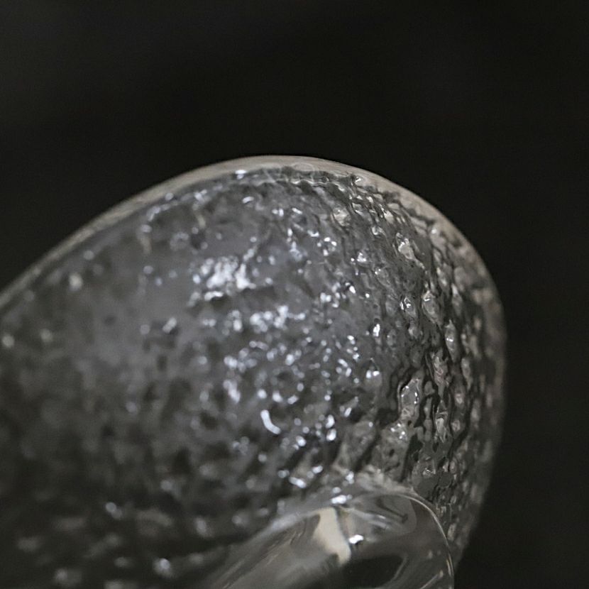 ガラス製　千代口ボウル浅小鉢