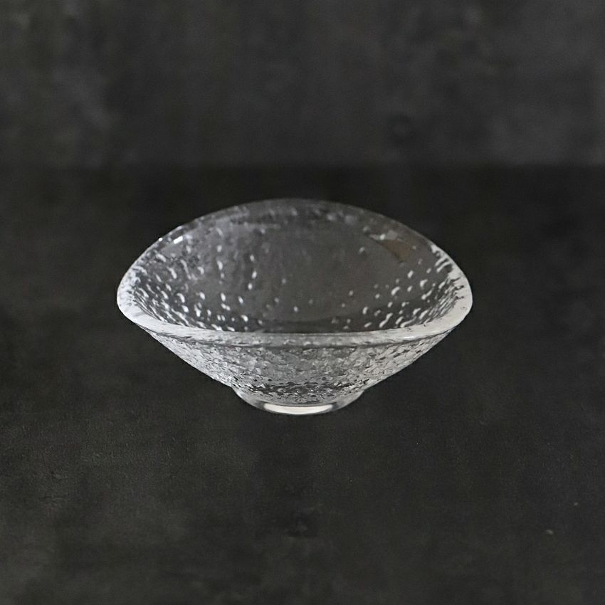 ガラス製　千代口ボウル浅小鉢