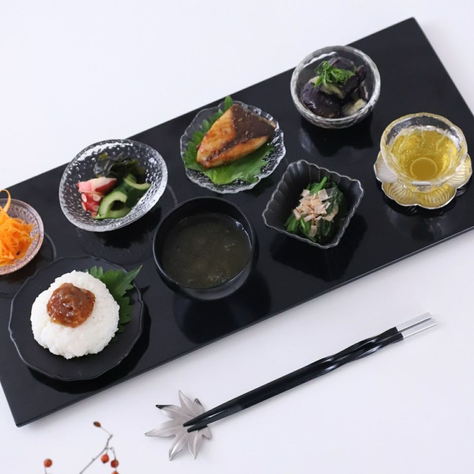 ガラス製　千代口ボウル浅小鉢