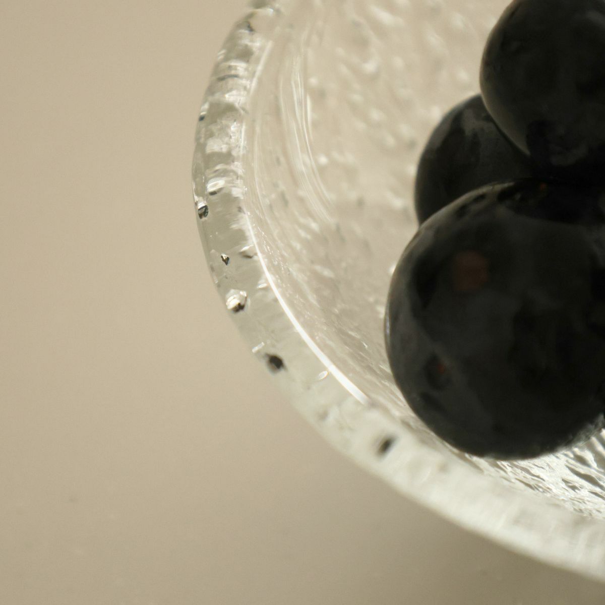 ガラス製　千代口ボウル浅小鉢