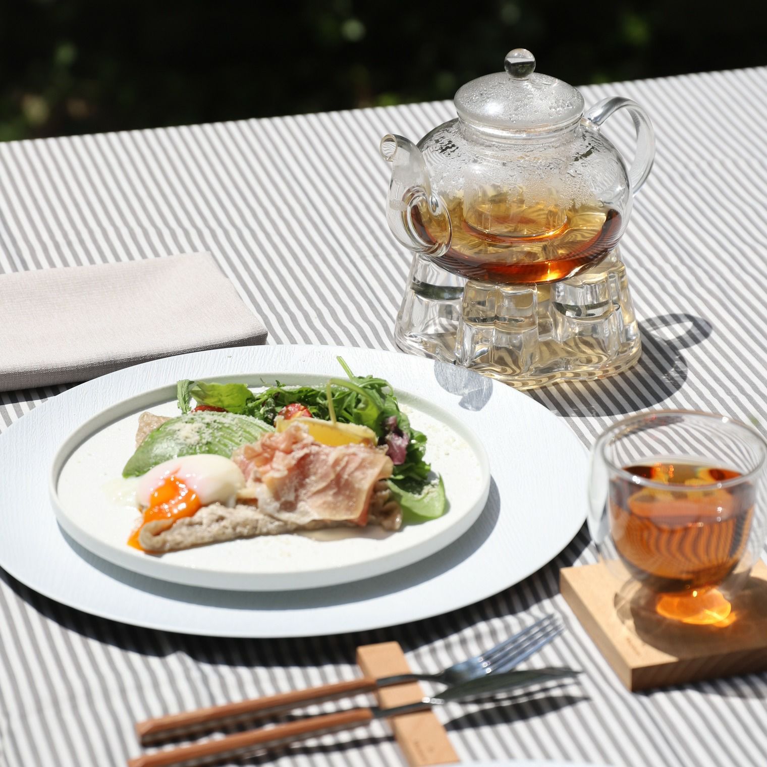 ガラス製　パンプキンティーポット