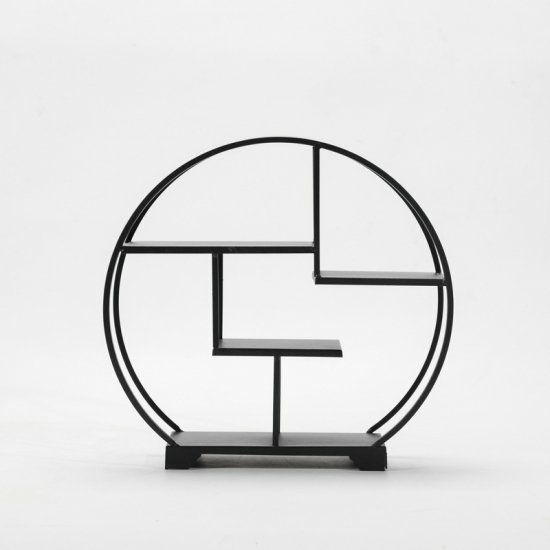 ☆2個セット☆シノワズリ アイアン 飾り棚 丸形 茶器 ラック コンパクト 4段 Amazon｜[THE-SECRET-GARDEN ザシークレットガーデン