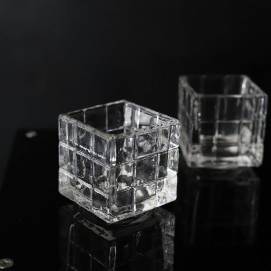 ガラス製　キューブ四角アミューズカップ小鉢　5cm