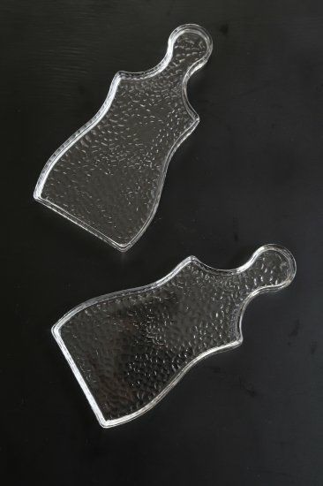 ガラス製　ボード型ミニトレイ