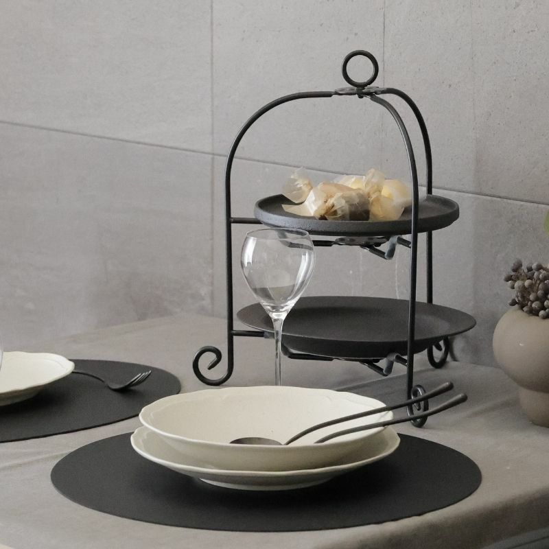 美濃焼 クーププレート皿　磁器　RINKA　22.5cm