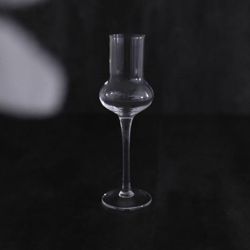 ガラス製　グラッパワイングラス　17cm