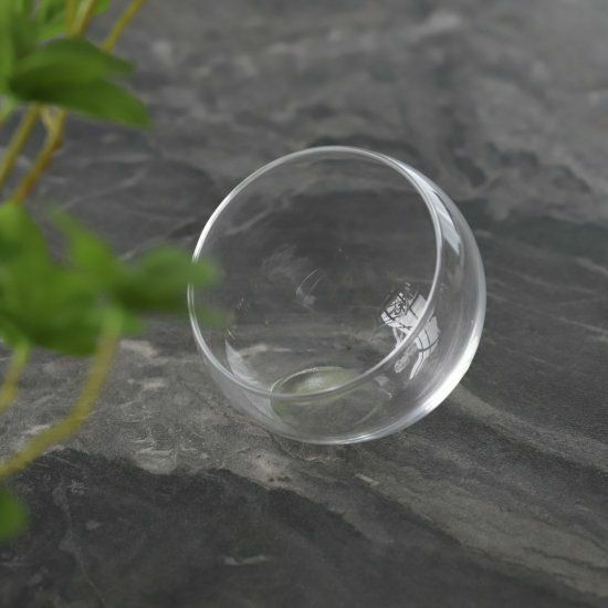 ガラス製斜めアイスクリームアミューズカップグラス小鉢｜M苦