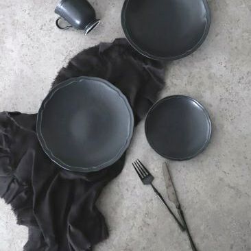 美濃焼　シンプルプレート皿　磁器　RINKA