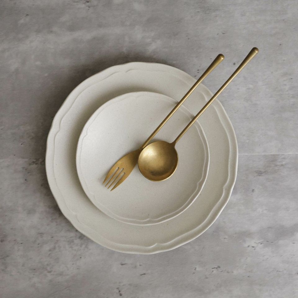 美濃焼　シンプルプレート皿　磁器　RINKA