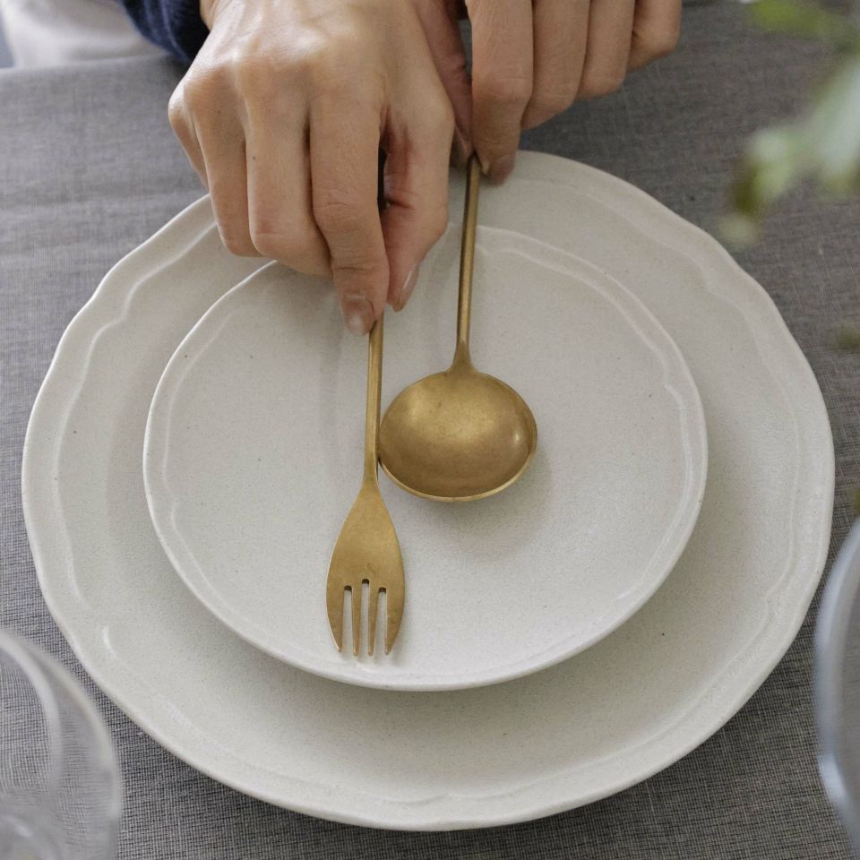 美濃焼　シンプルプレート皿　磁器　RINKA