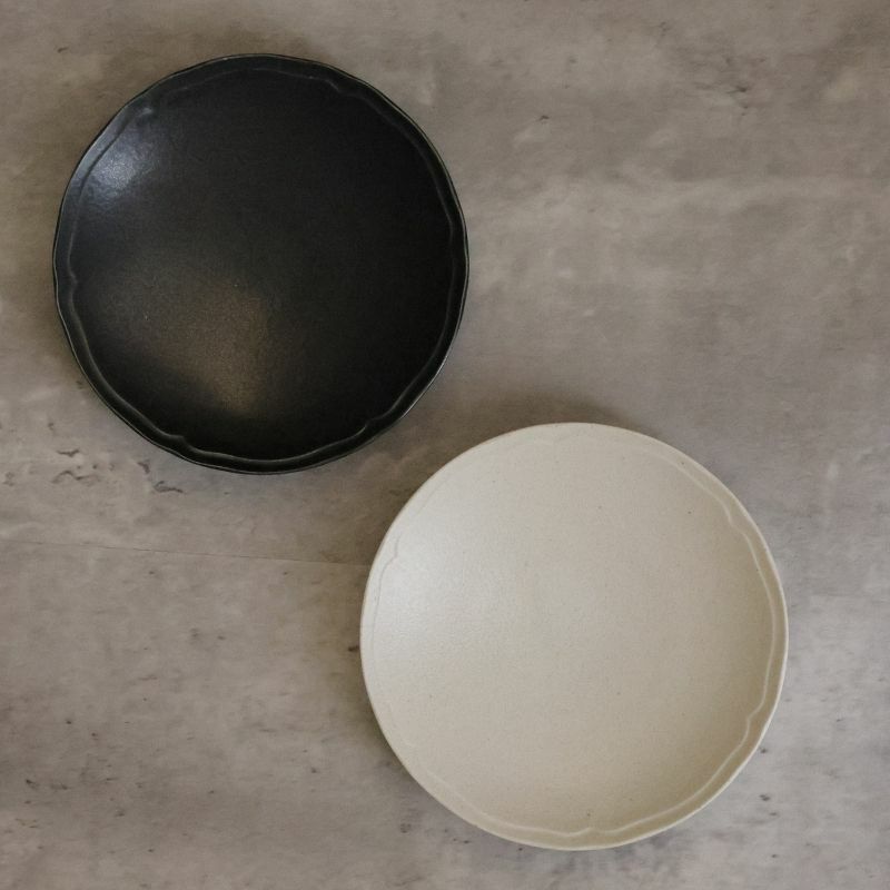 美濃焼　シンプルプレート皿　磁器　RINKA