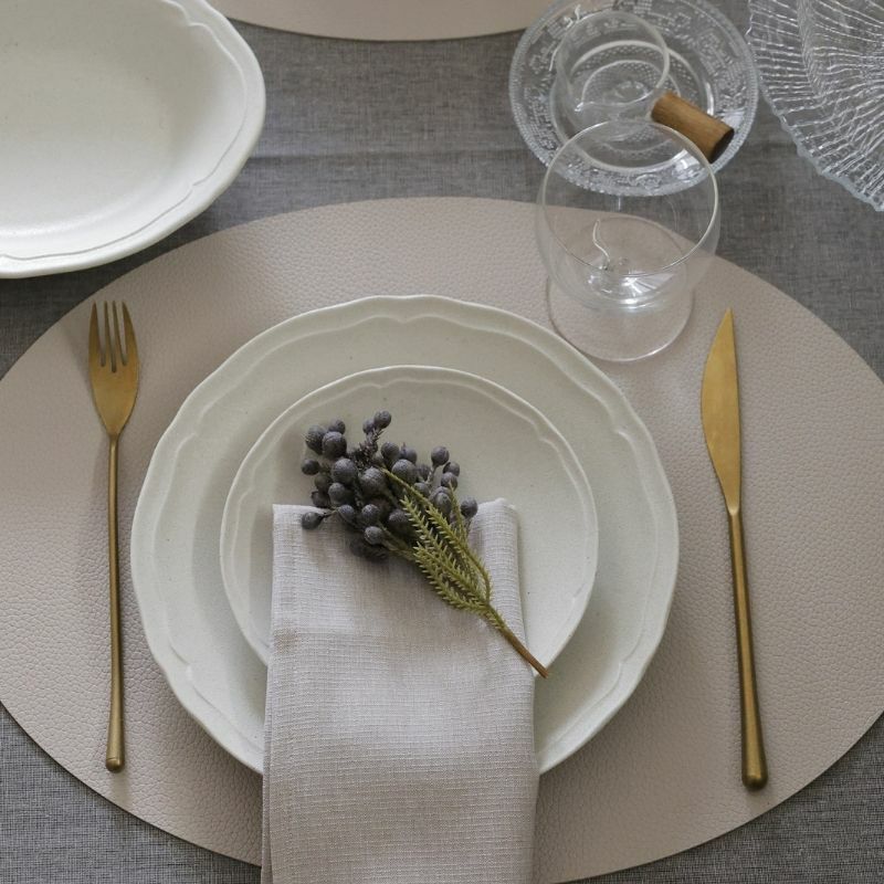 美濃焼　シンプルプレート皿　磁器　RINKA