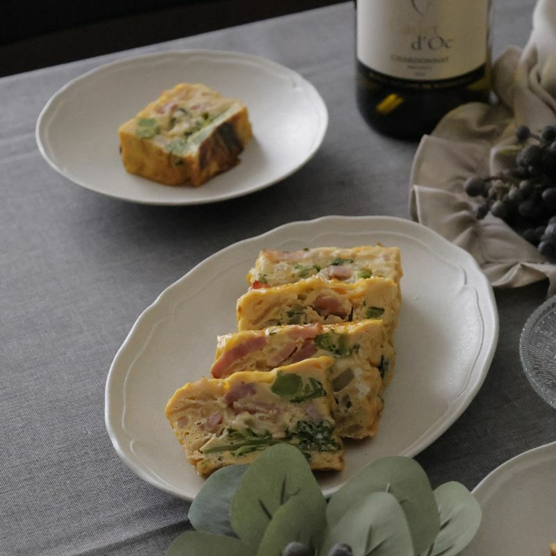 美濃焼　シンプルプレート皿　磁器　RINKA