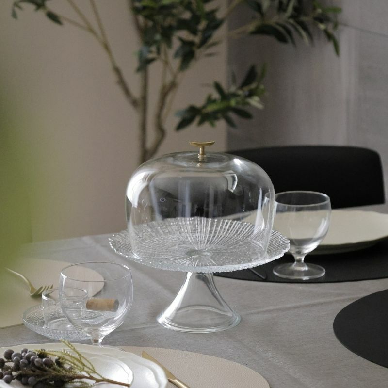 ガラス製　コンポートケーキスタンド　フォーカスS