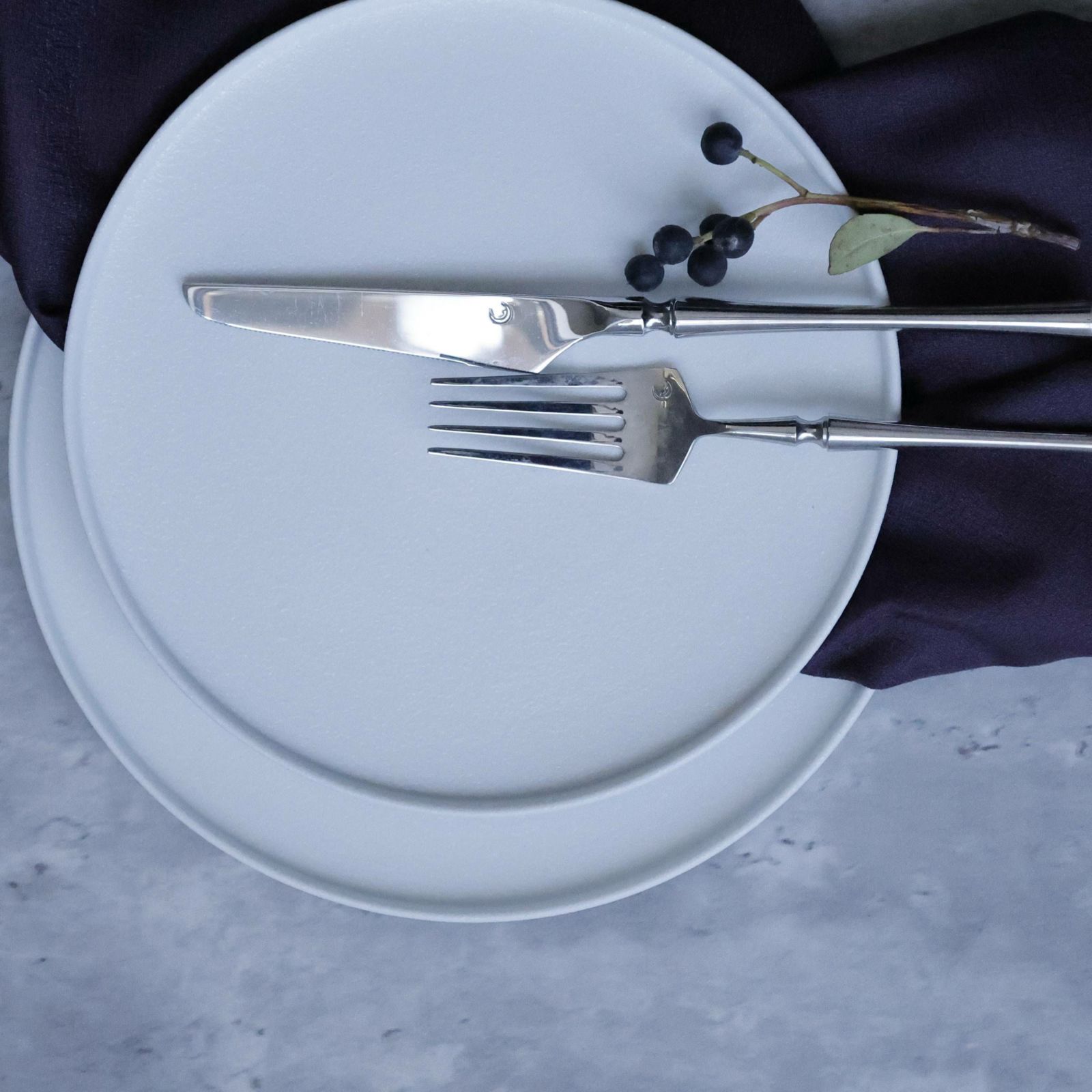  ステンレス製　シルバーカトラリー　フォーク・スプーン・ナイフ　ベベル