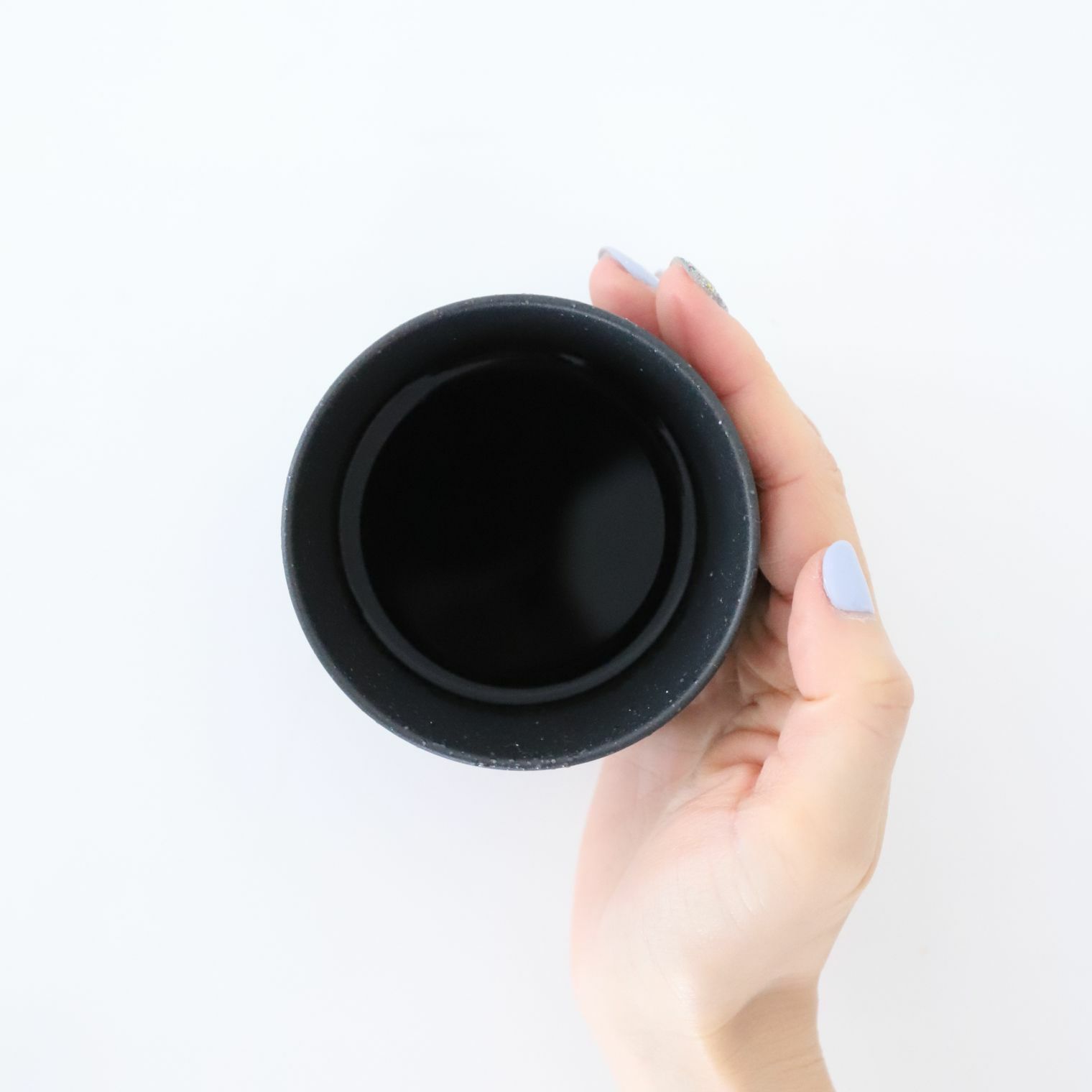 美濃焼　黒いそば猪口セット　磁器　YOZORA