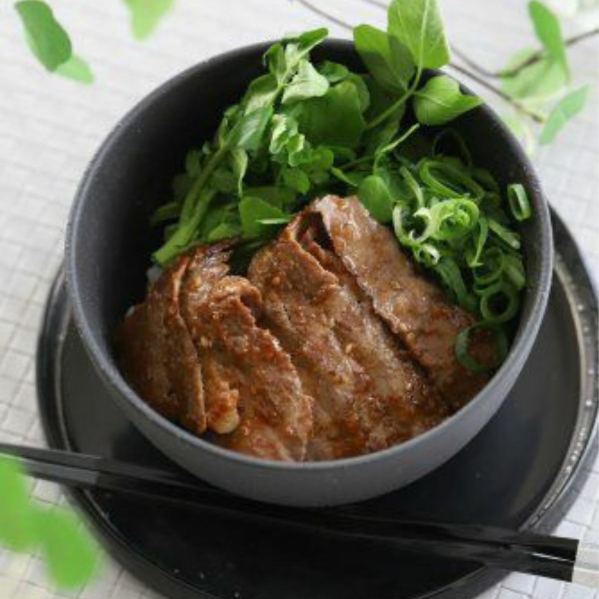 美濃焼　黒い丼　陶磁器　 14cm　YOZORA