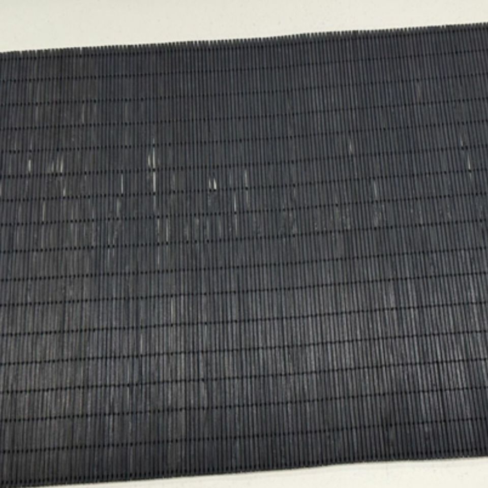 竹製　長角黒すだれ　ランチョンマット