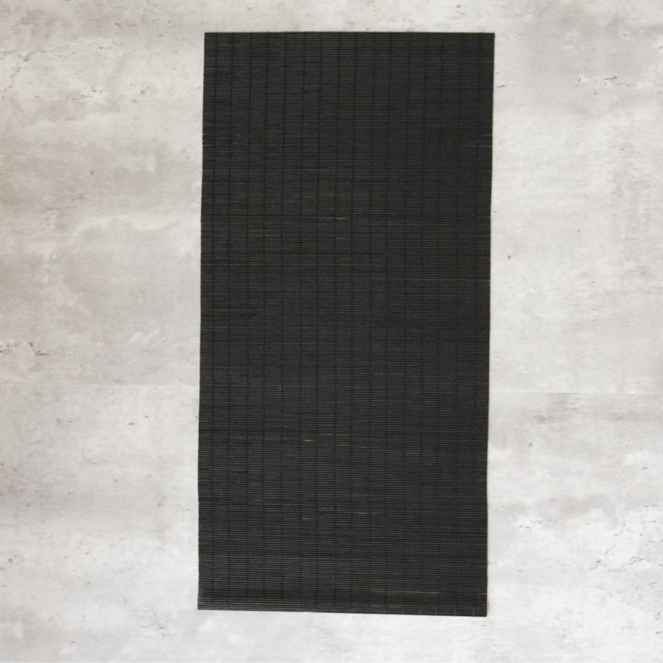 竹製　長角黒すだれ　ランチョンマット
