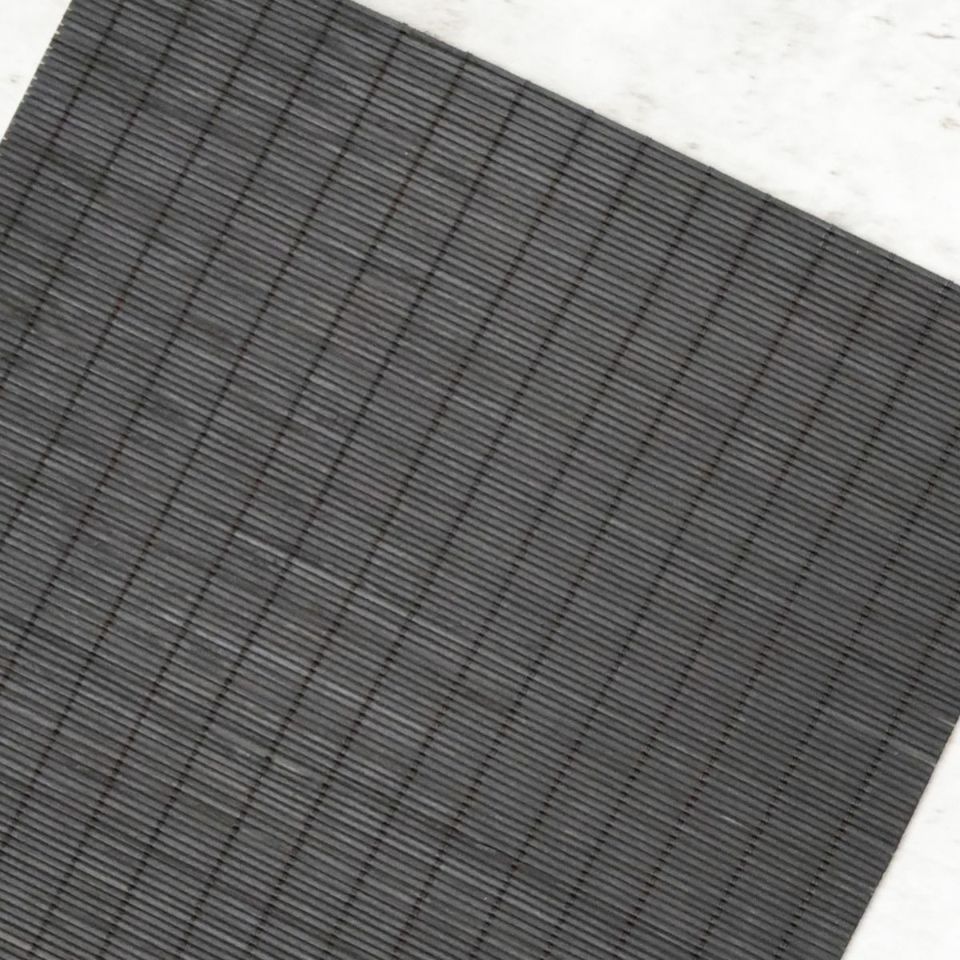 竹製　長角黒すだれ　ランチョンマット