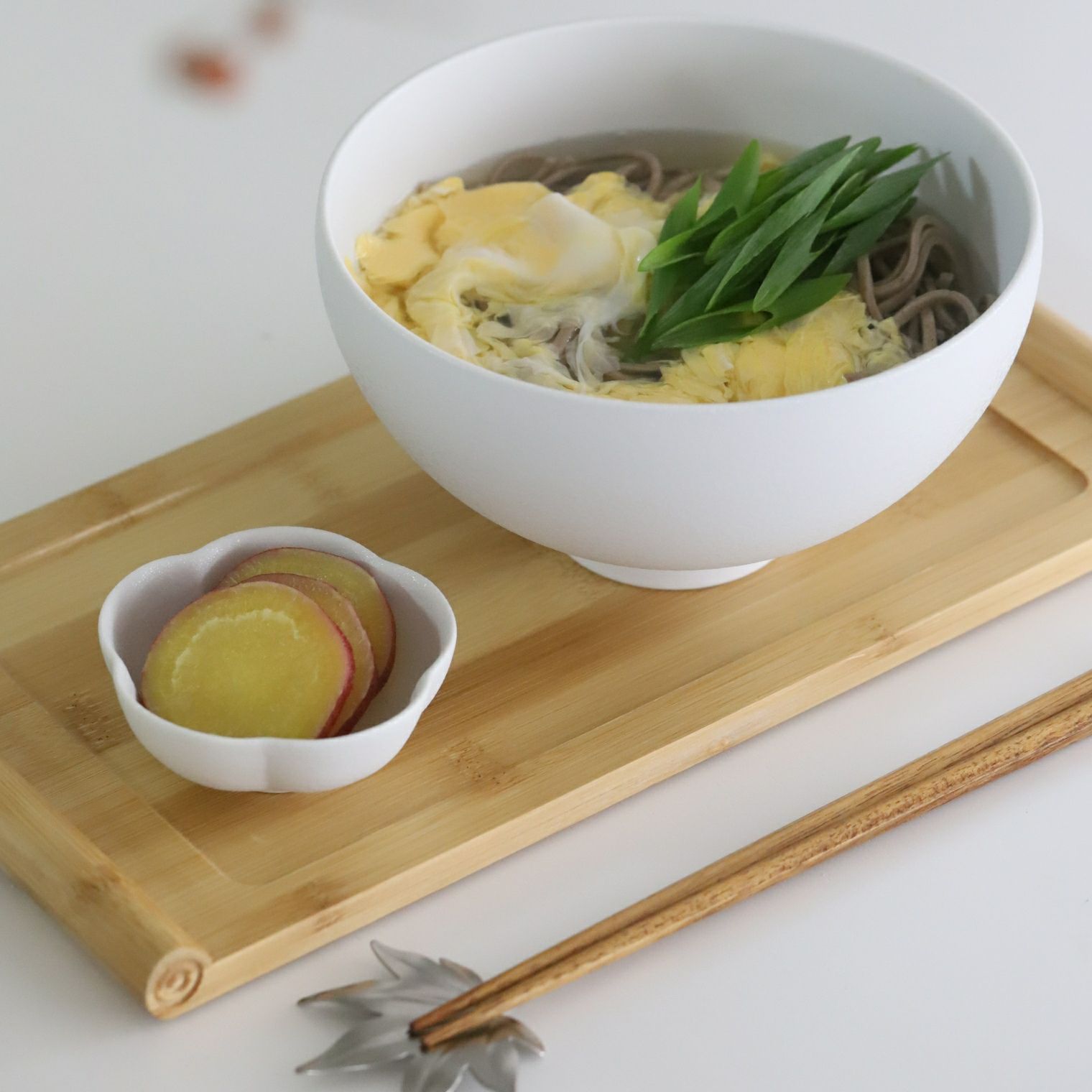 竹製　巻物ティートレーB