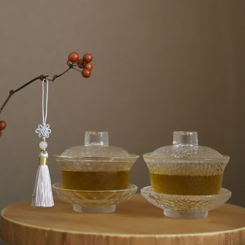 柄が２種類ある中国茶器