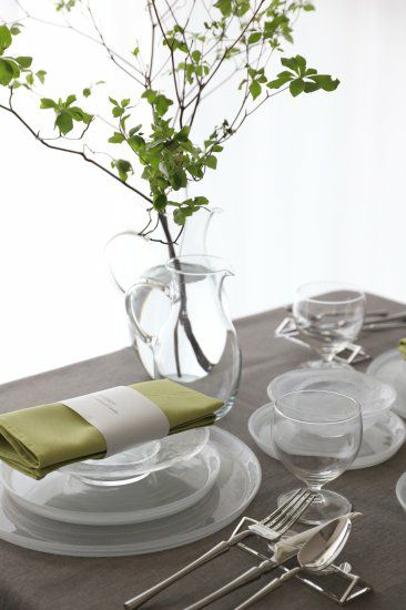 ポリエステル製　シンプルテーブルナプキン　薄黄緑