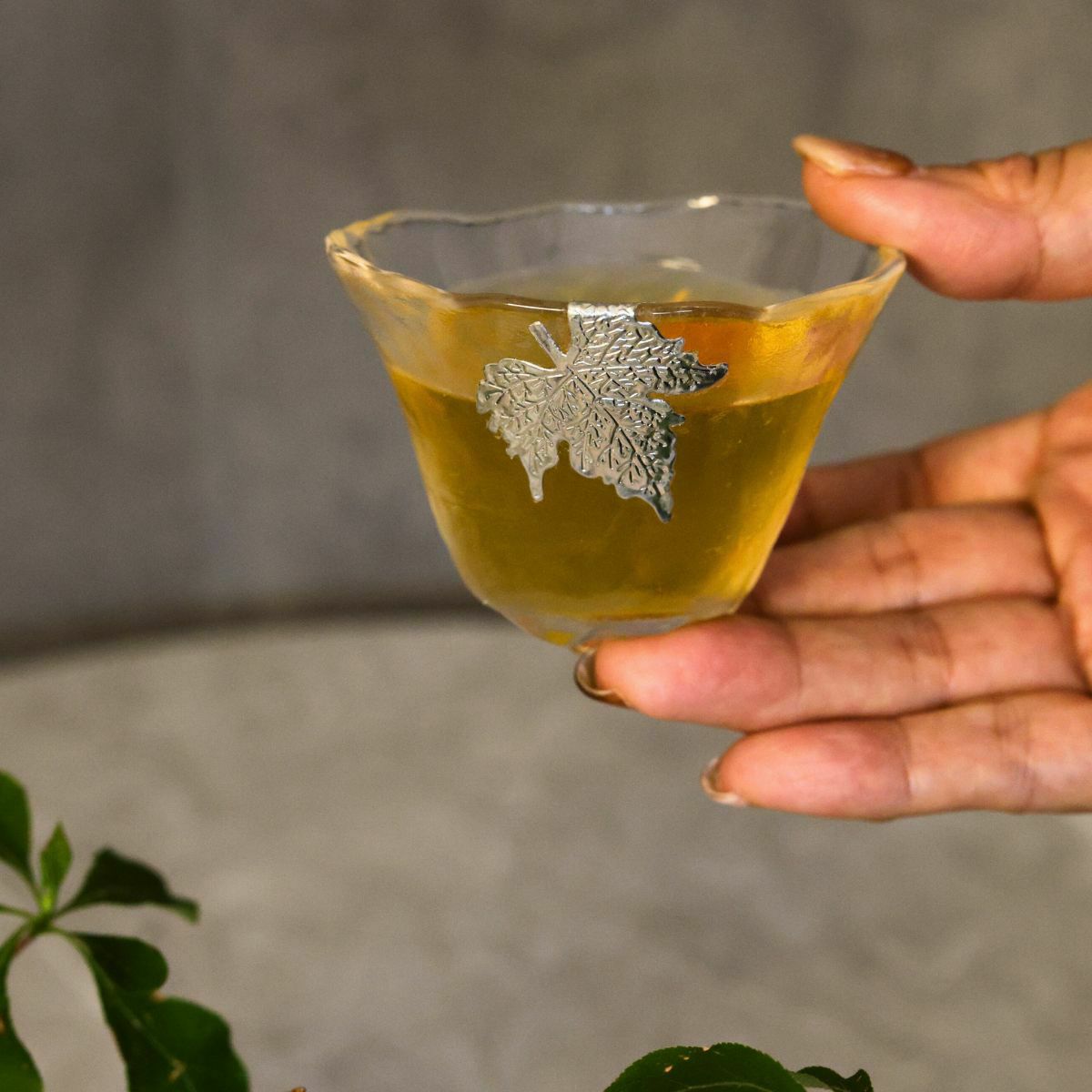 ペアギフトセット　錫ガラス小鉢