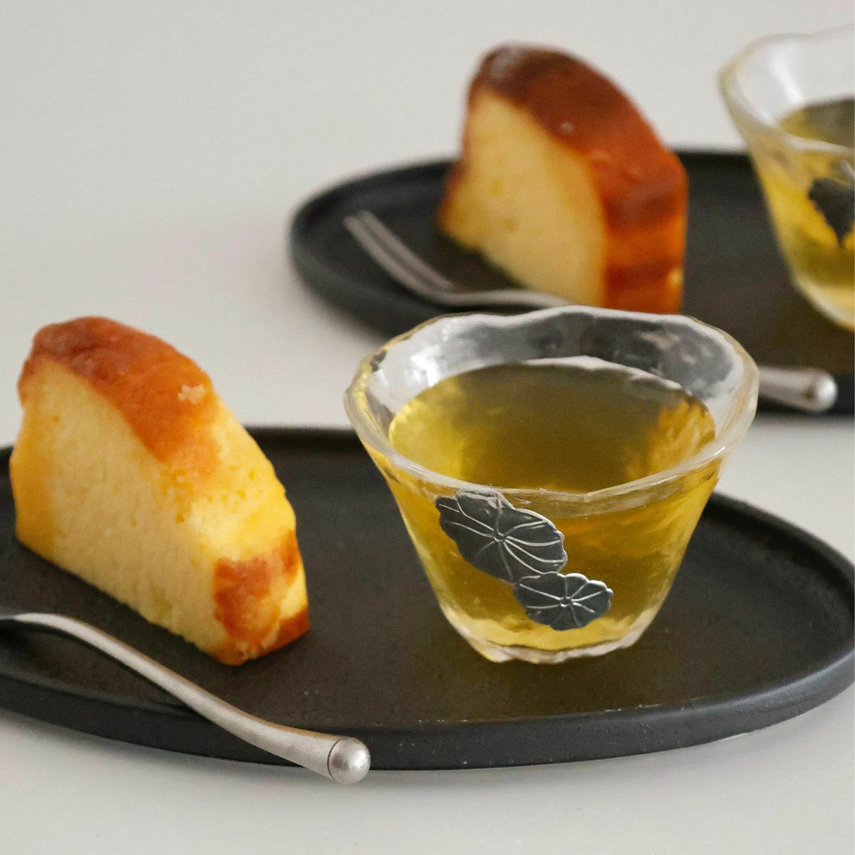 ペアギフトセット　錫ガラス小鉢