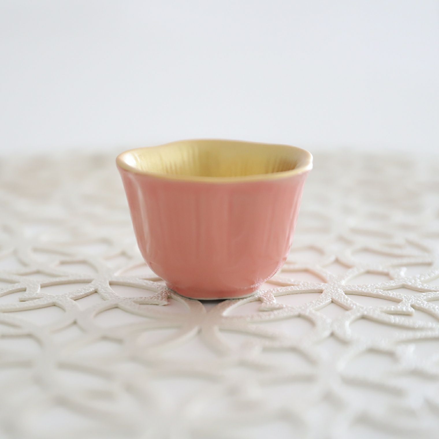 内金花型豆小鉢　陶器　5.2cm　