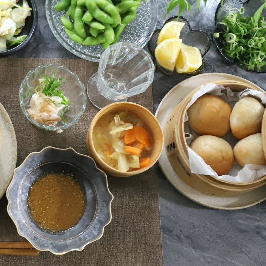 竹製 中華蒸篭セイロ 身・蓋セット｜M苦楽園｜おしゃれな食器