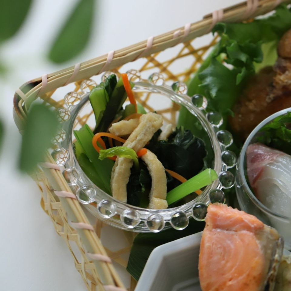 ガラス製　ドットカップミニボウル小鉢　8.5cm　2個セット