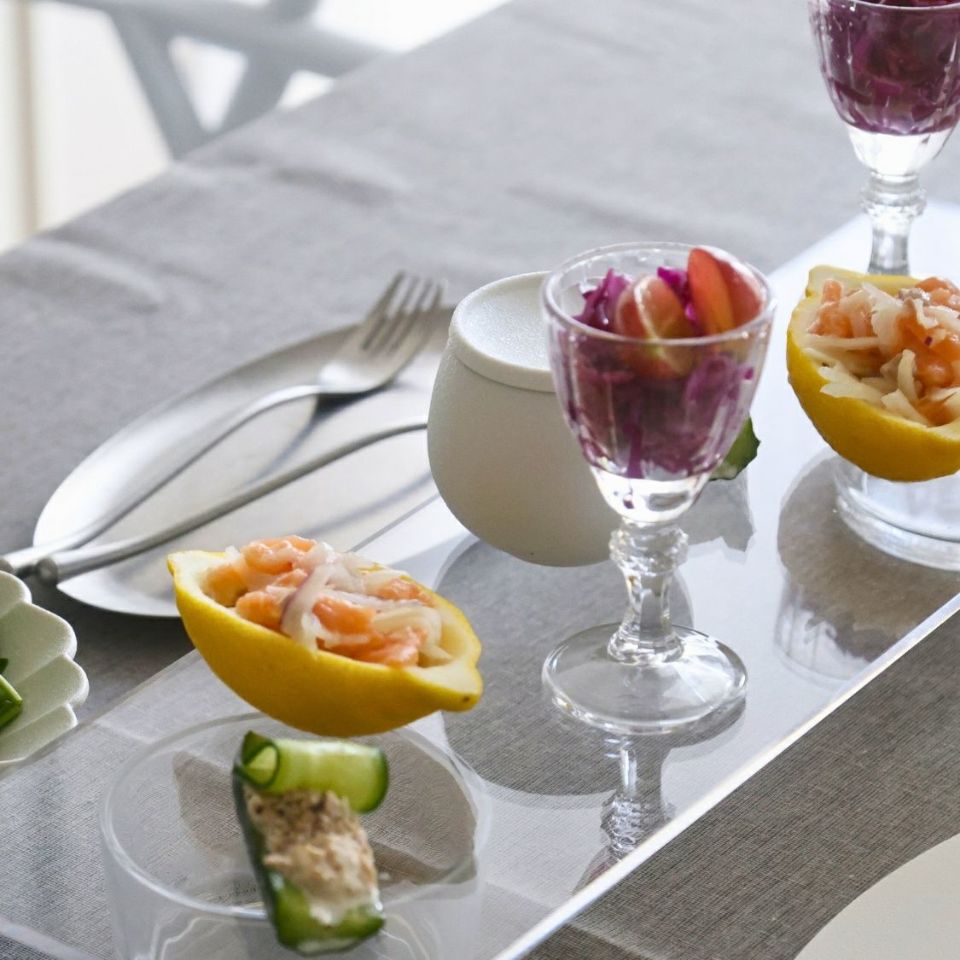 ガラス製　エレガントミニワイングラス　10.5cm　2個セット