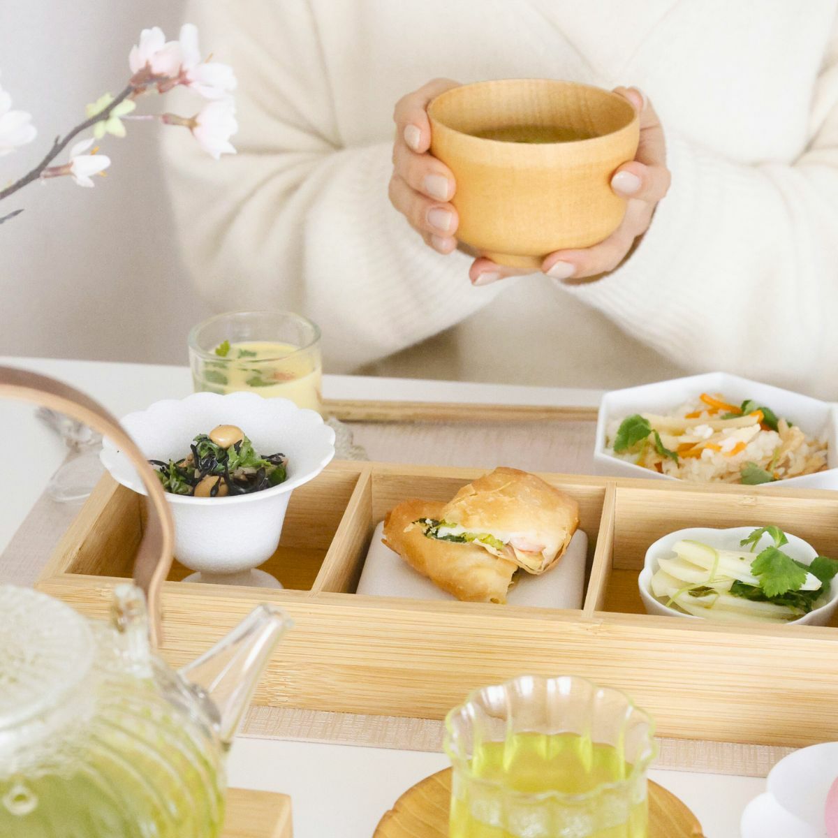 木製　漆器　ひさご味噌汁椀　10cm　ナチュラル