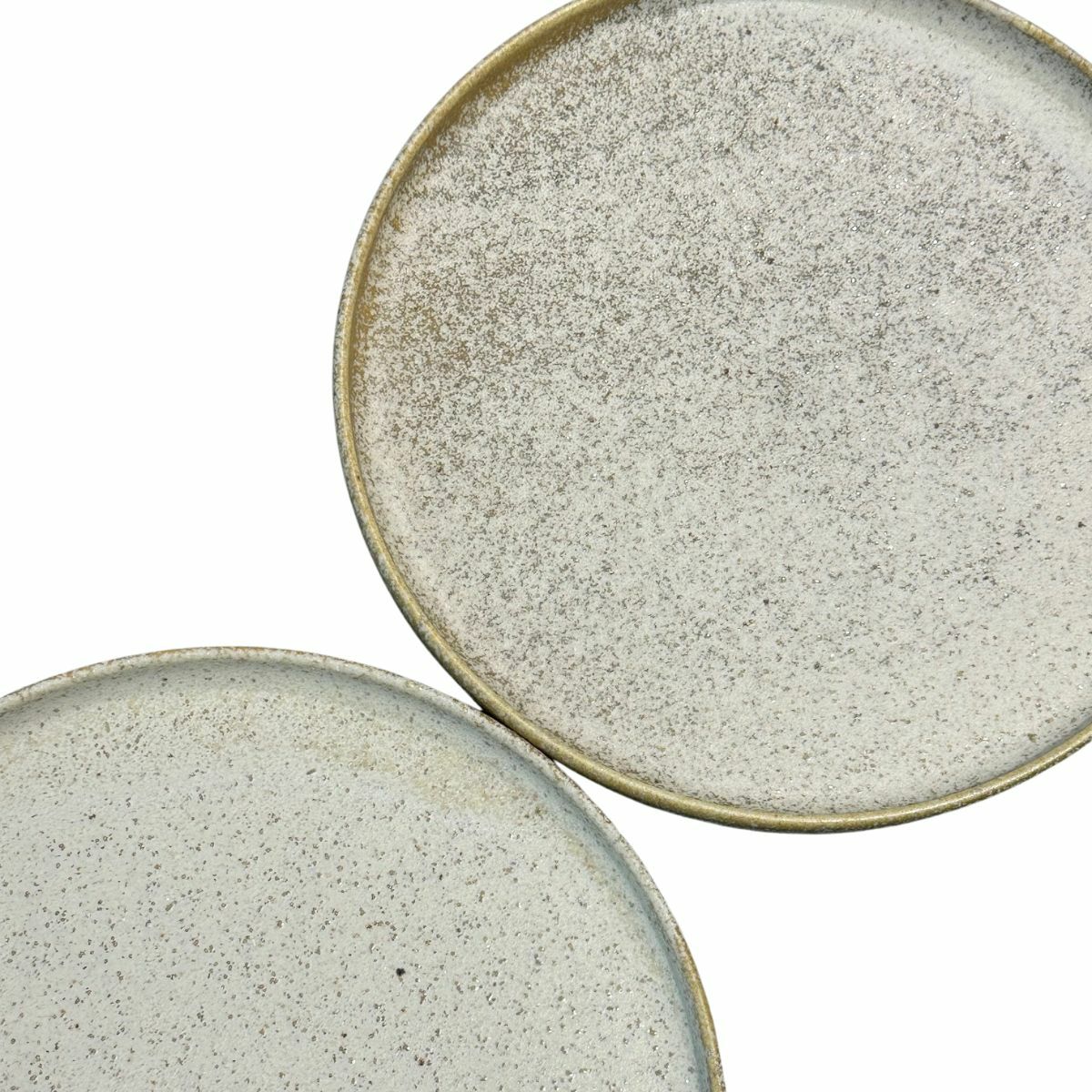 美濃焼　切立プレート皿　磁器　サンディ