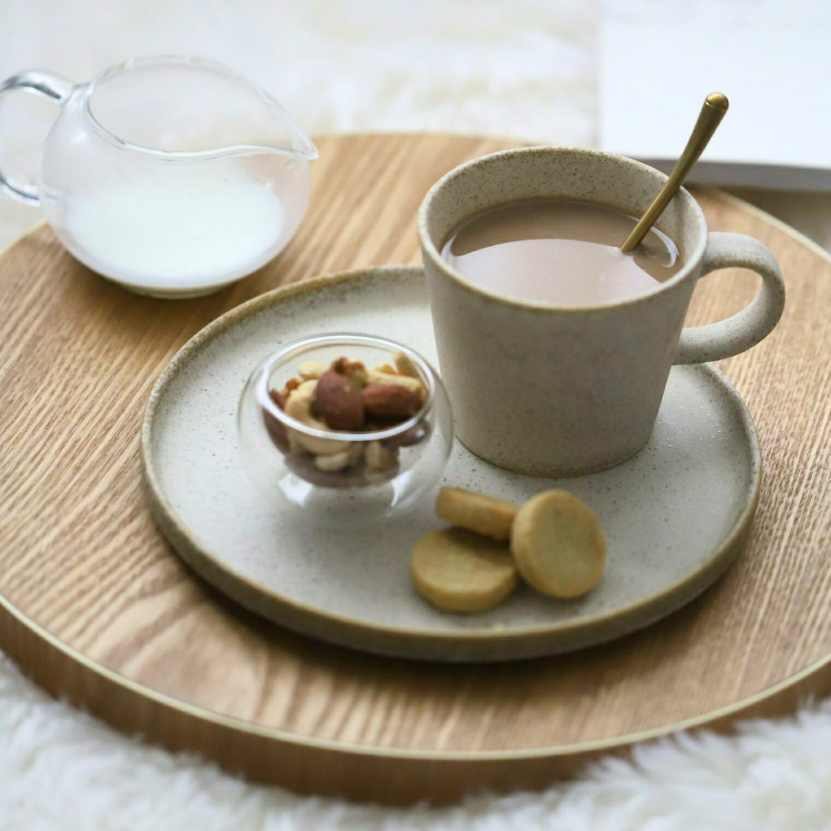 美濃焼　コーヒーカップ＆ソーサー　磁器　サンディ