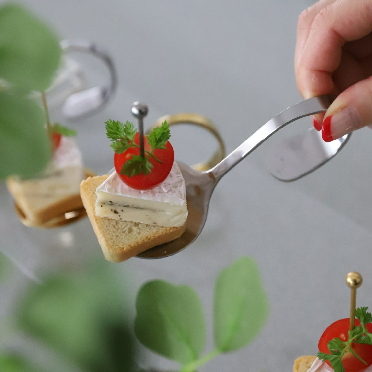 スペインCIM社製食器 olaシリーズ アミューズスプーン ピンチョス皿
