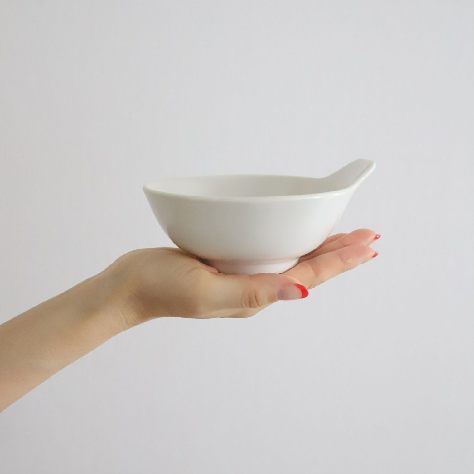 美濃焼　シンプルとんすいボウル　陶磁器　14cm　白