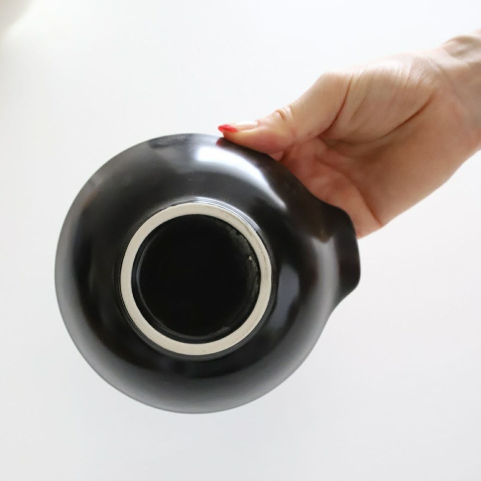 美濃焼　シンプルとんすいボウル　陶磁器　14cm　黒