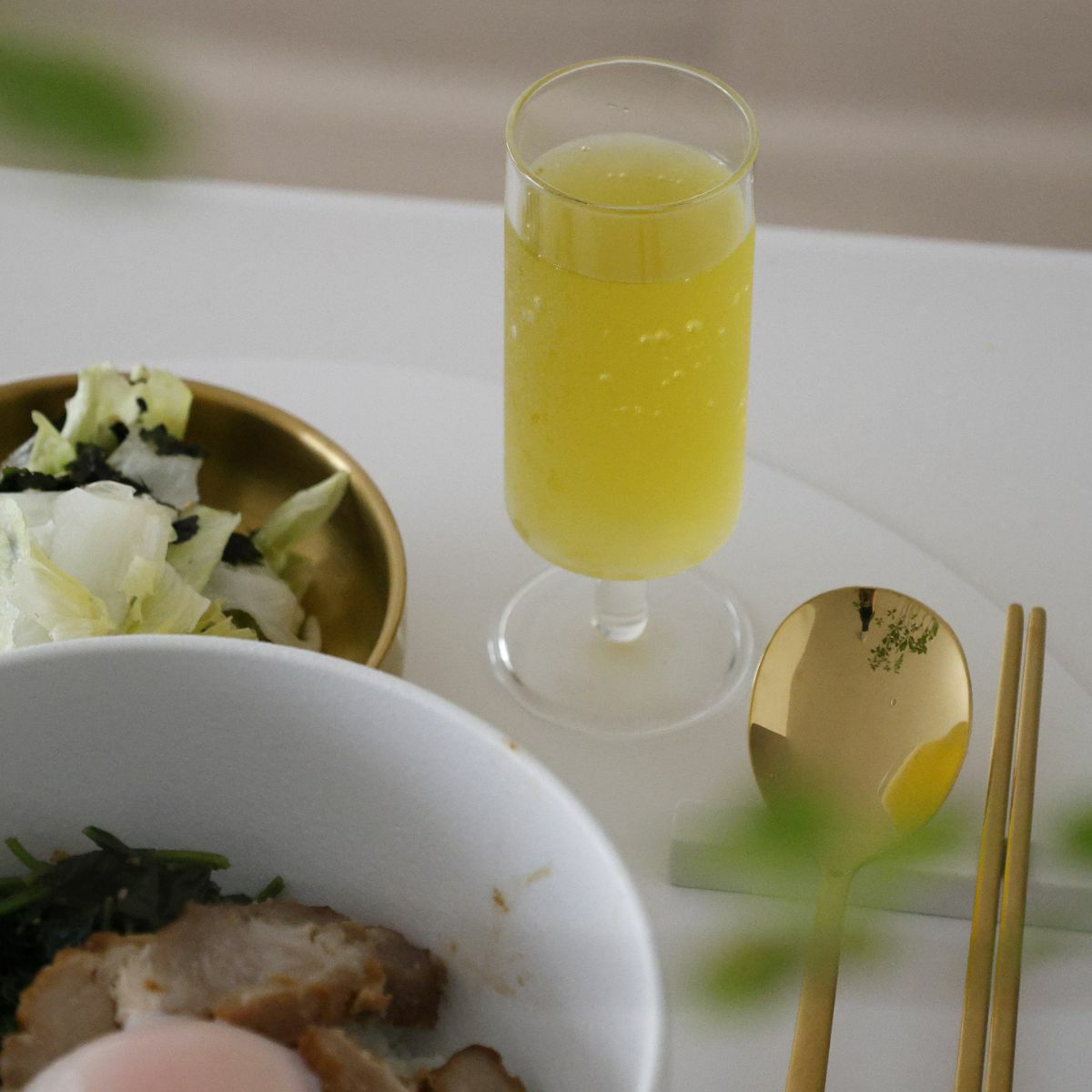 耐熱ガラス製　モダンストレートティーグラス　13cm