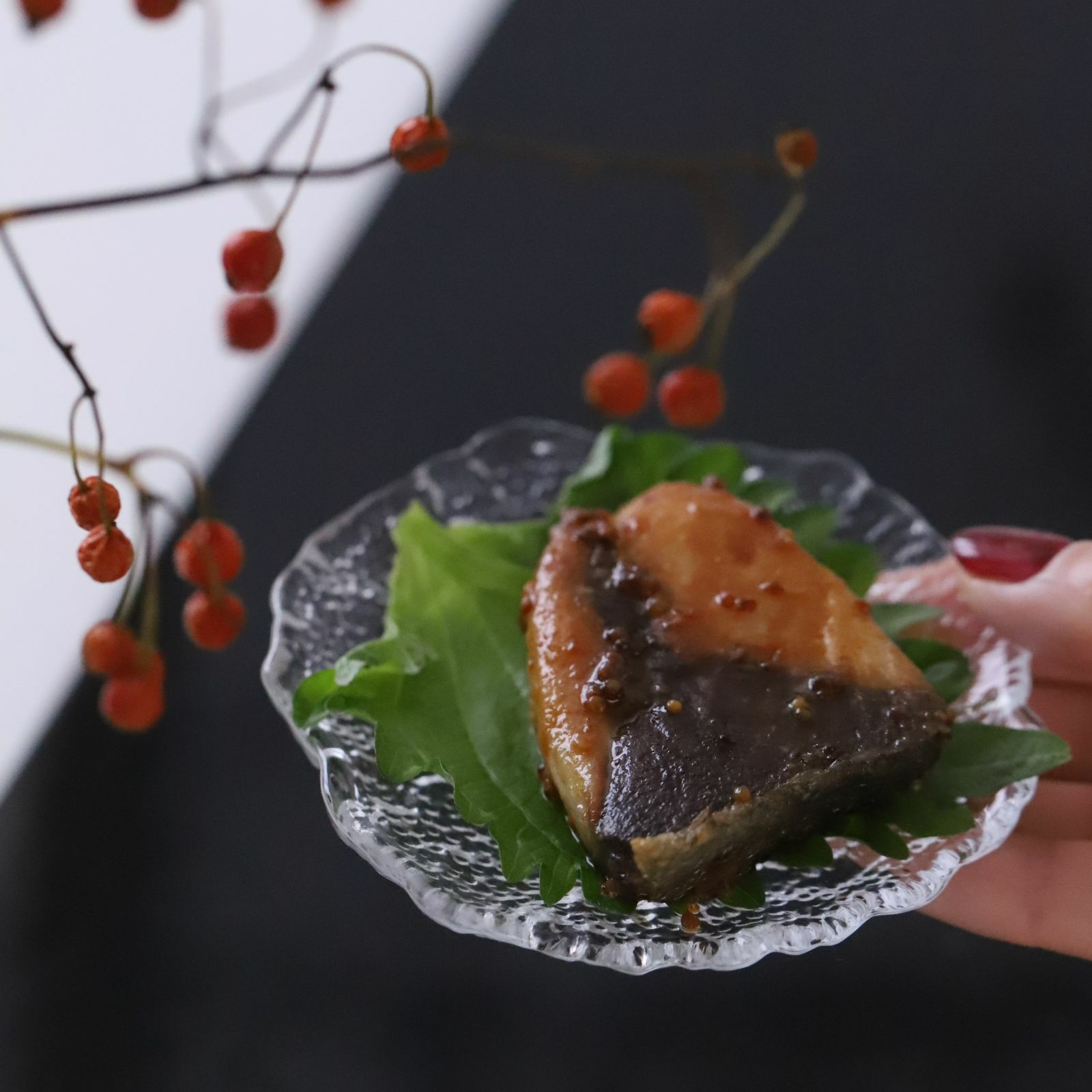 ガラス製 ランダムミニプレート皿 フリーズ｜大人おしゃれな食器