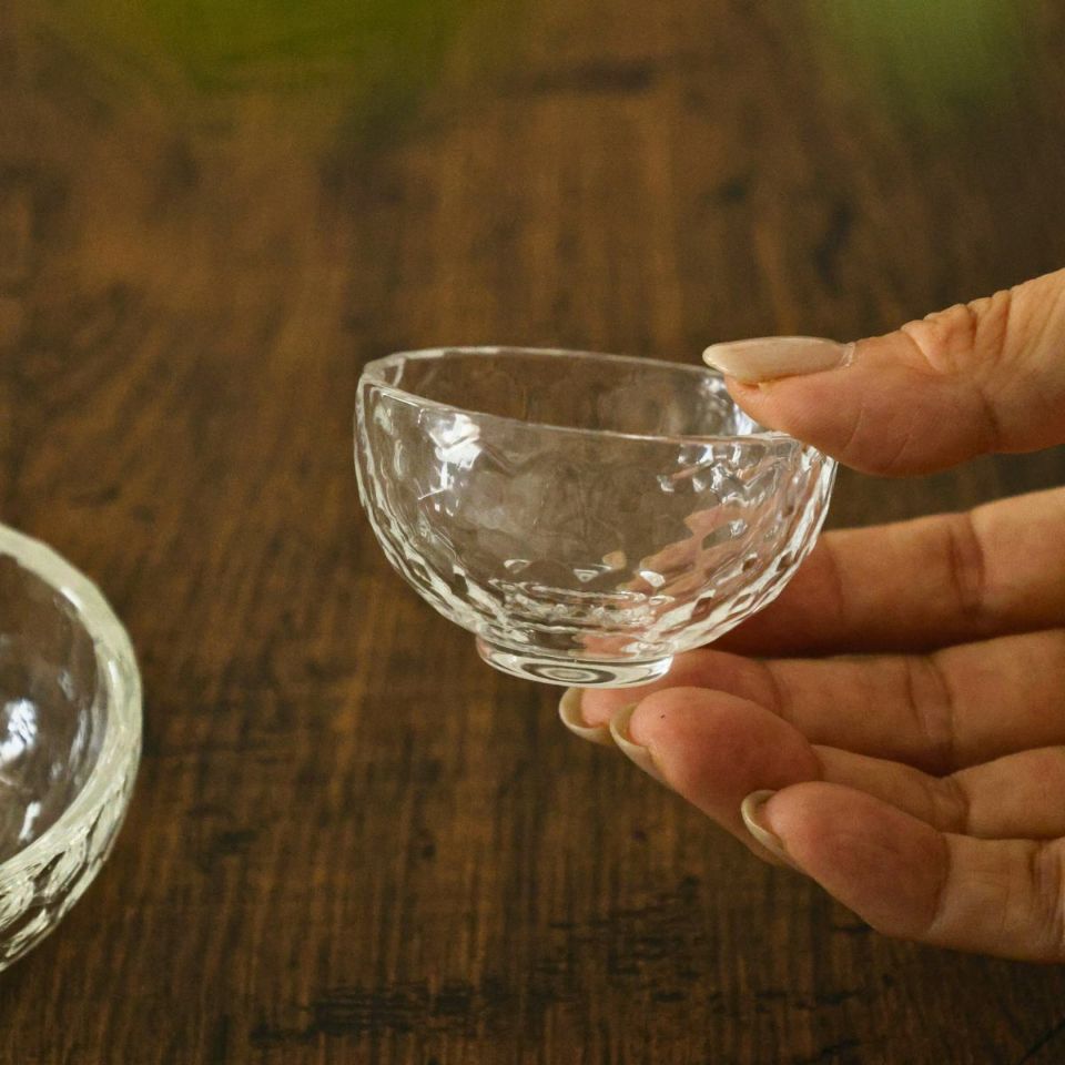 ガラス製　クリスタル硝子小鉢（Sサイズ