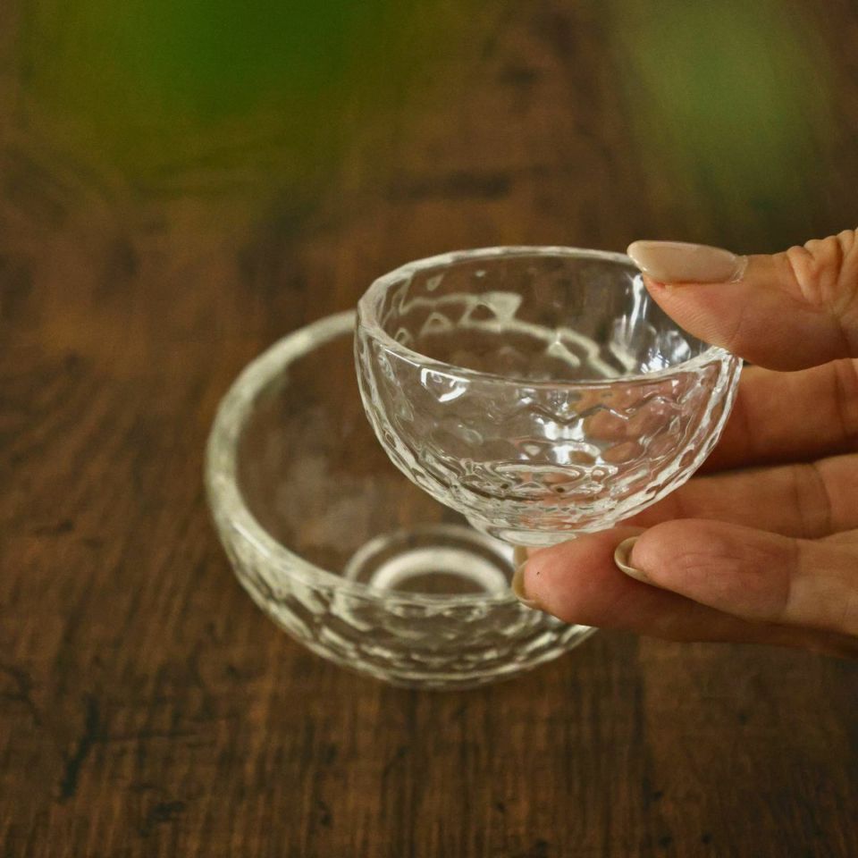 ガラス製　クリスタル硝子小鉢