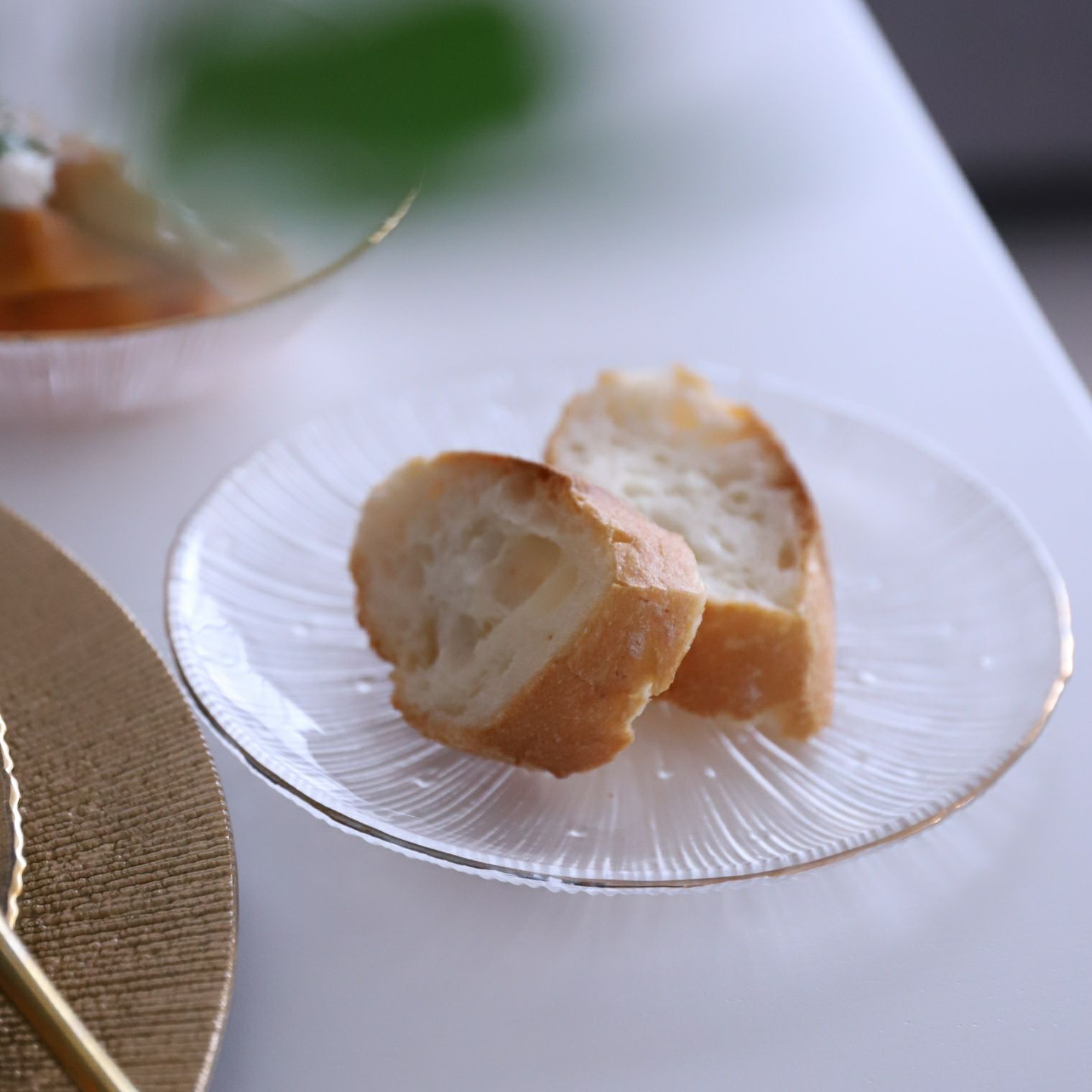 ガラス製 金縁ガラスプレート皿 スプラッシュ｜大人おしゃれな食器やお
