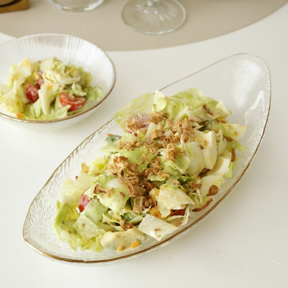 ガラス製　金縁硝子ボウル　スプラッシュ　クリア